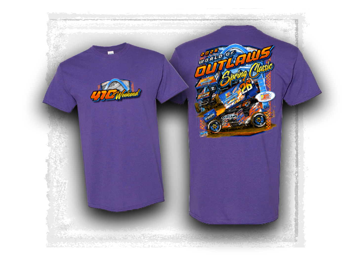 World of Outlaws- Sprint Car Series- 410 Day Weekend T-Shirt