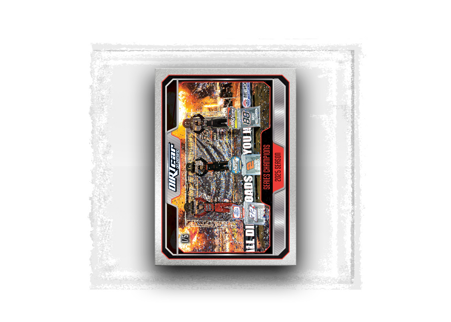 3 Series Champions- Trading card- David Gravel, Bobby Pierce, and Mat Williamson