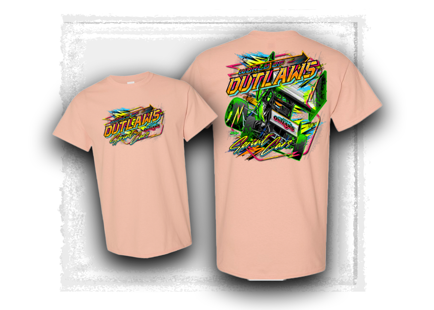 World of Outlaws- NOS Energy Drink Sprint Car Series- Electric T-Shirt