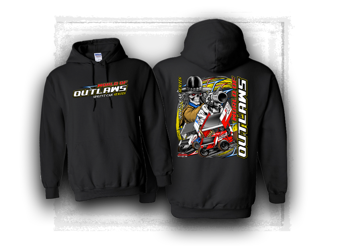 World of Outlaws- Sprint Car Series- Heavy Hitter- Hooded Sweatshirt