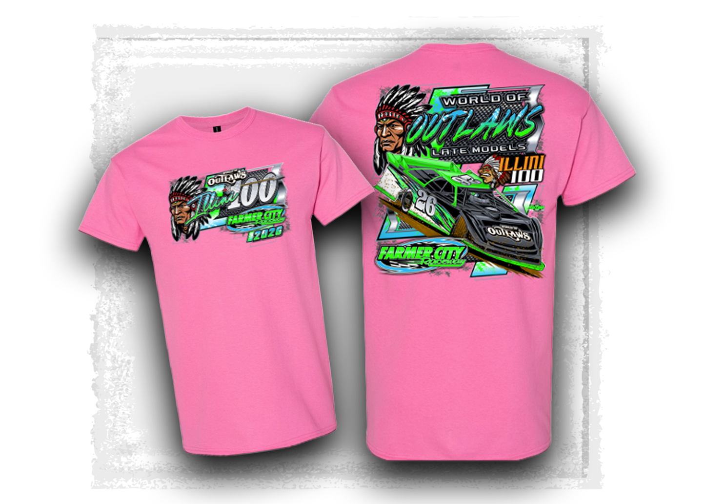 World of Outlaws- Late Model Series- Illini 100- Official Event T-shirt