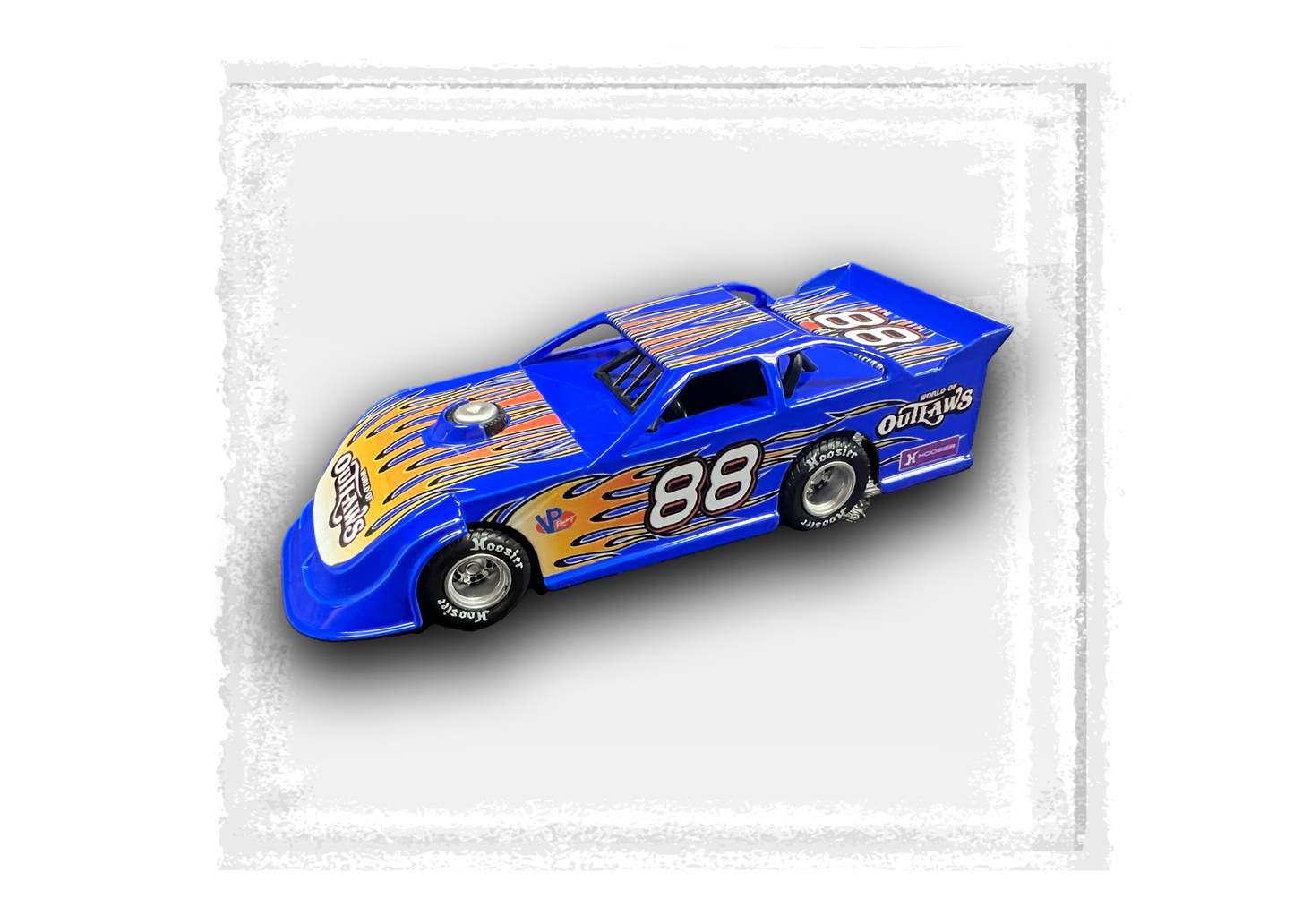 World of Outlaws Late Models - Blue Flame Pull Back Diecast