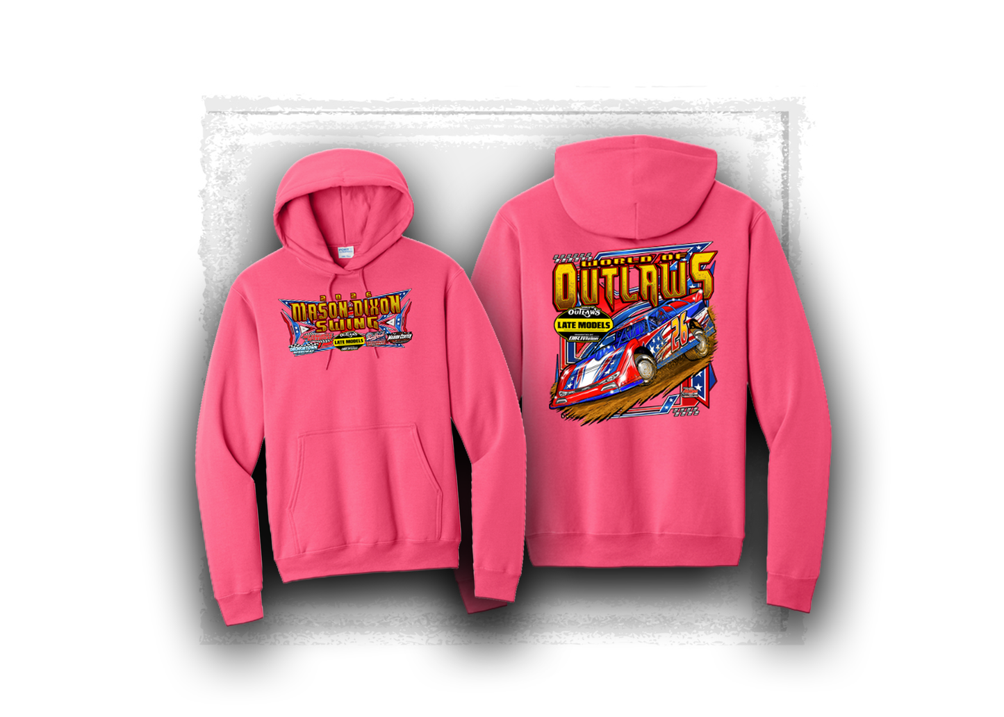 World of Outlaws- Late Model Series- Mason Dixon Swing Hooded Sweatshirt