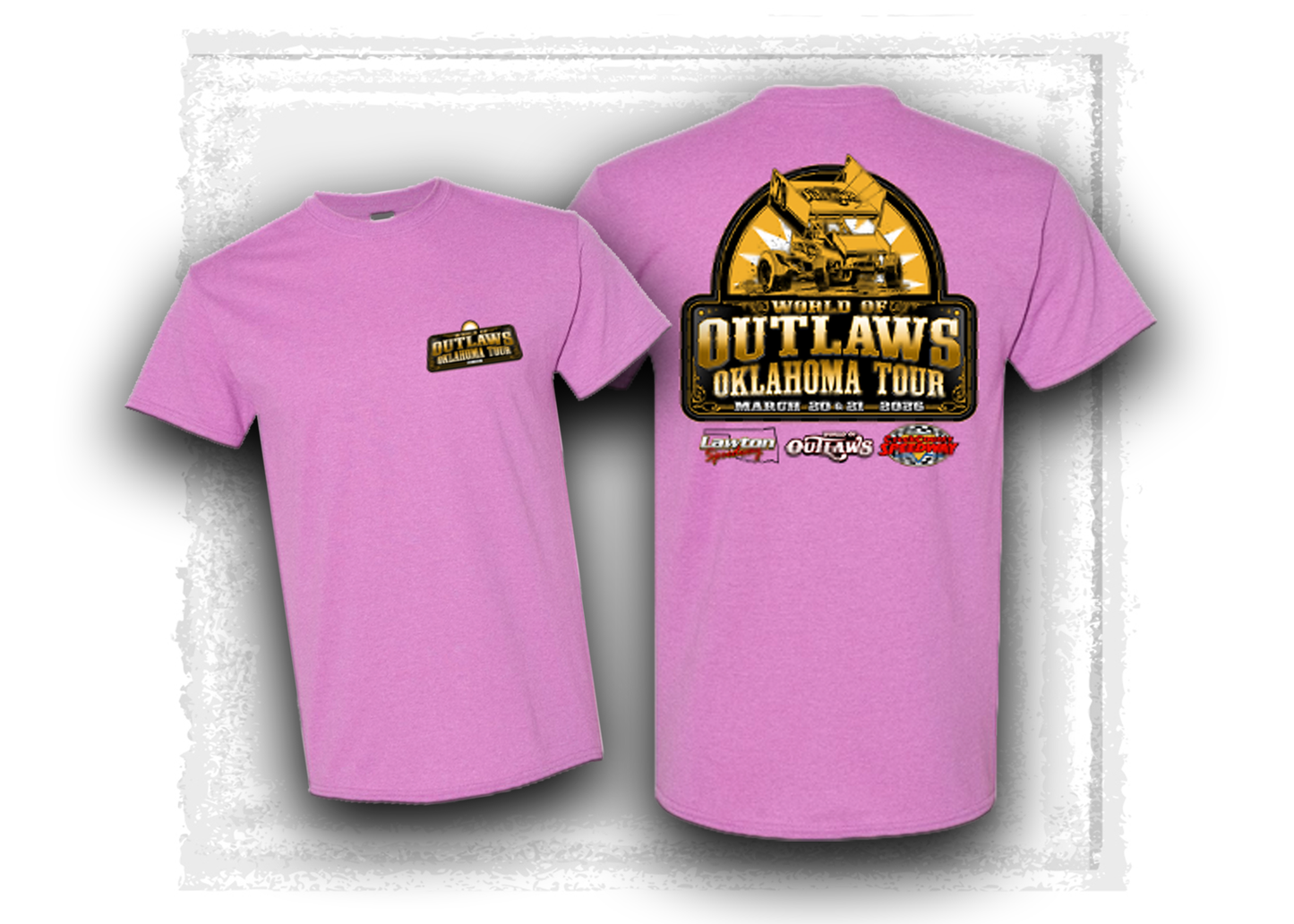 World of Outlaws- Sprint Car Series- 2026 Oklahoma Tour T-Shirt