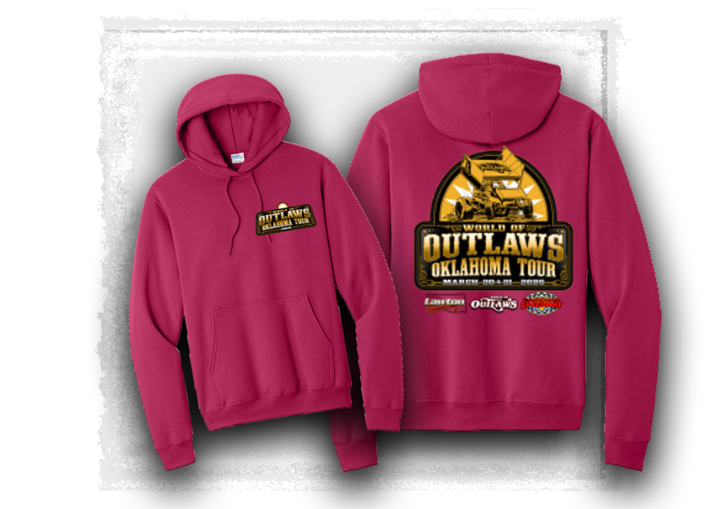 World of Outlaws- Sprint Car Series- 2026 Oklahoma Tour Hooded Sweatshirt