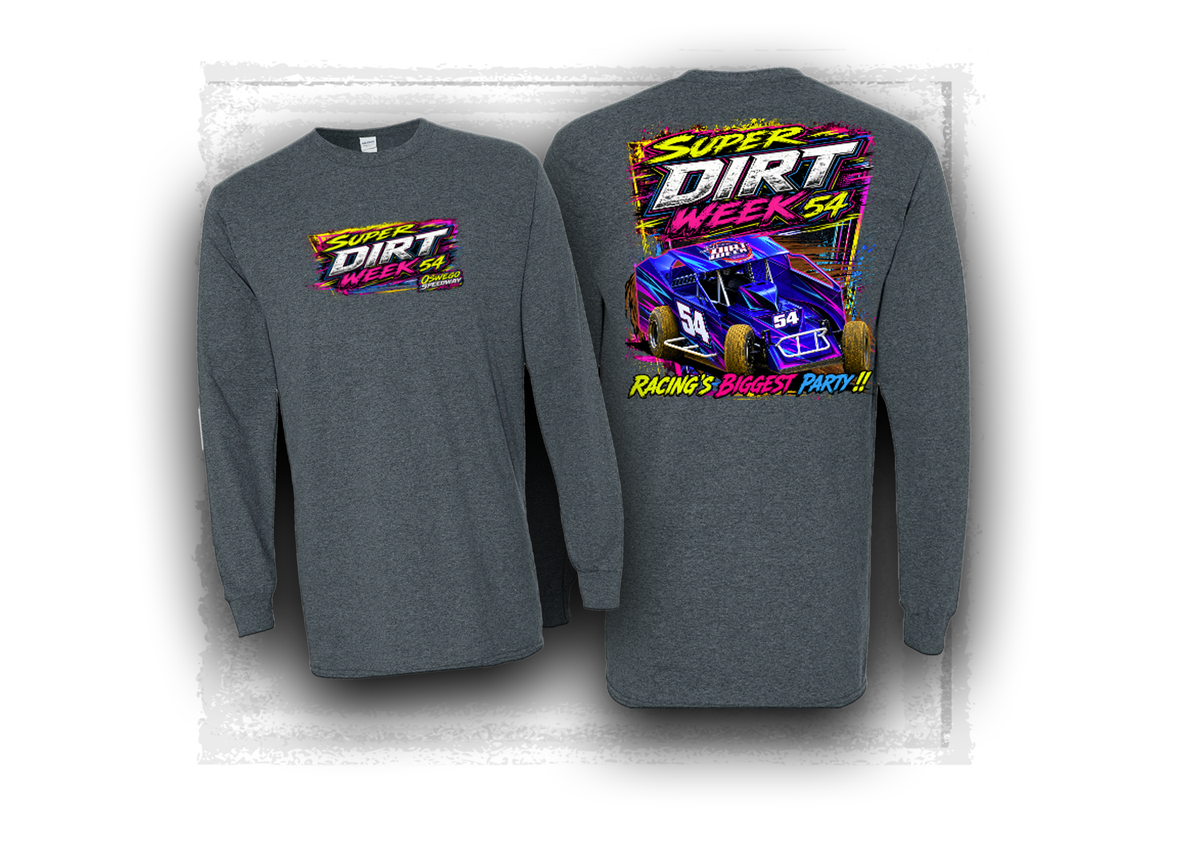 20226 Super DIRTWeek- Neon Style- Long Sleeve T-Shirt