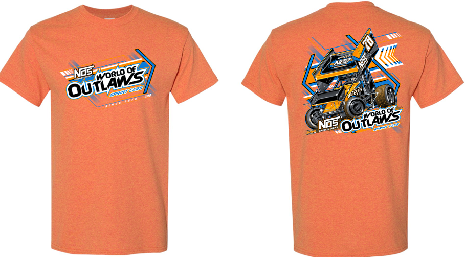 NOS Energy Drink Sprint Car Series- Arrow T-Shirt - Sunset
