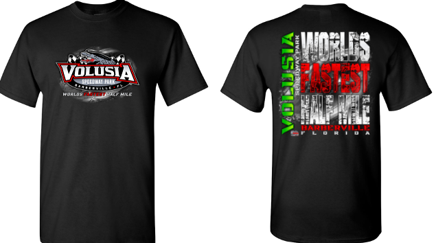 Volusia Speedway Park - Fastest T-Shirt - Black