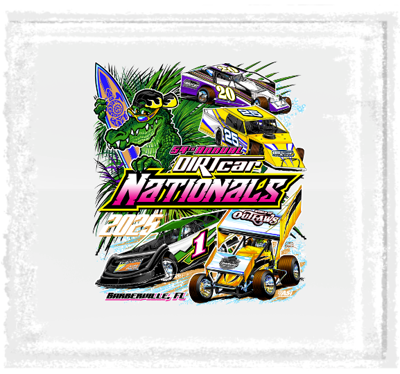 DIRTcar Nationals - 2025 Gator Surf- Decal