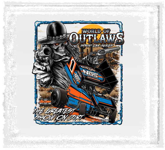 World of Outlaws NOS Energy Drink Sprint Car Series Showdown Decal