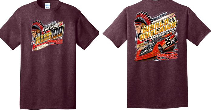 World of Outlaws- Late Model- Illini 100 T-shirt