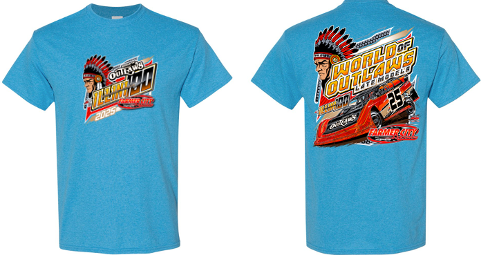 World of Outlaws- Late Model- Illini 100 T-shirt