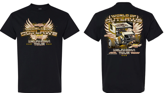 World of Outlaws- Sprint Car Series- Oklahoma Tour T-shirt