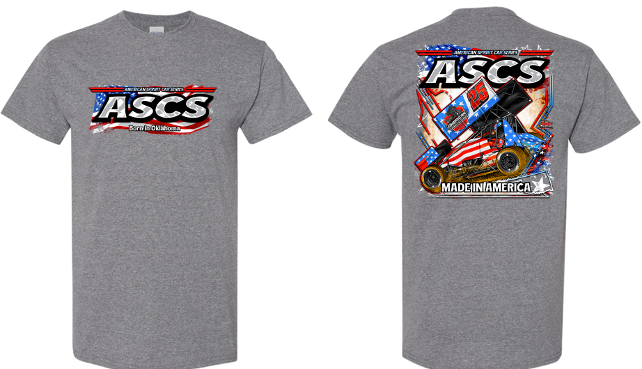 American Sprint Car Series- Made in America T-Shirt