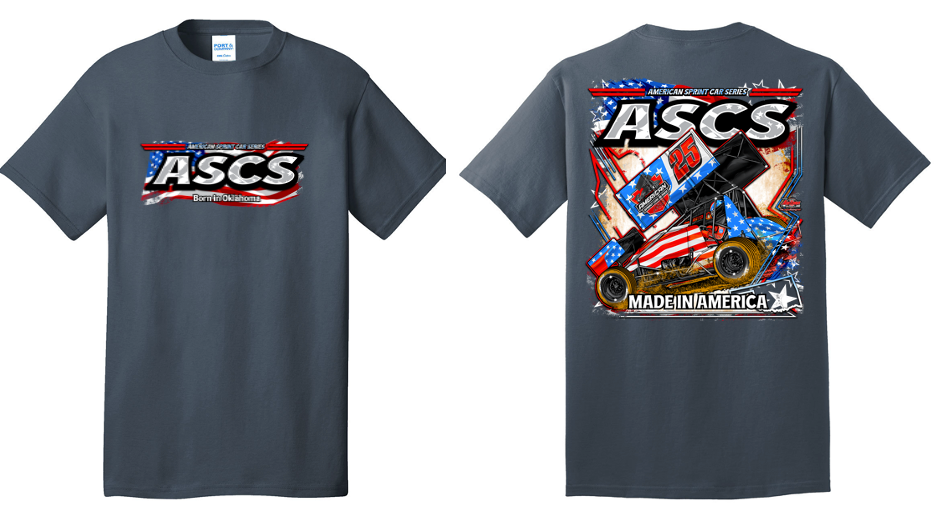 American Sprint Car Series- Made in America T-Shirt