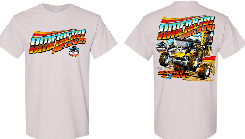 American Sprint Car Series- 90's Retro T-Shirt