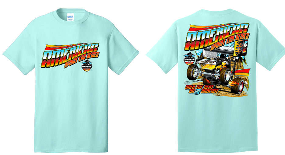 American Sprint Car Series- 90's Retro T-Shirt