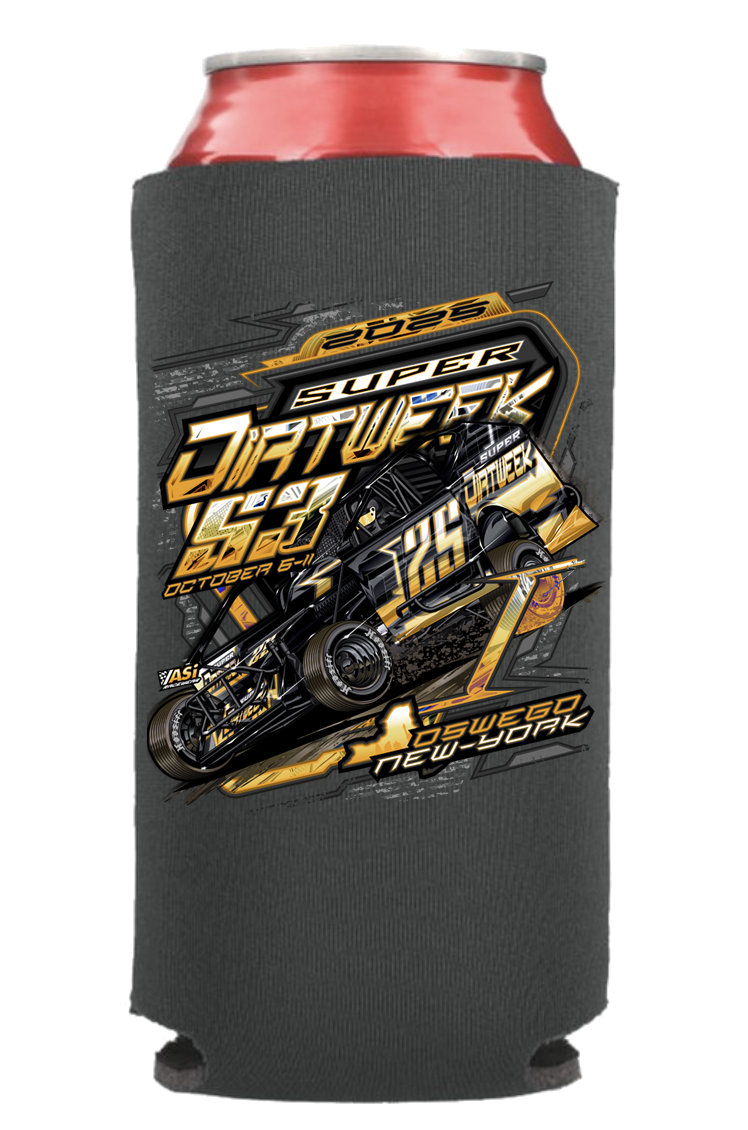 Super DIRTWeek Slim Can Koozie