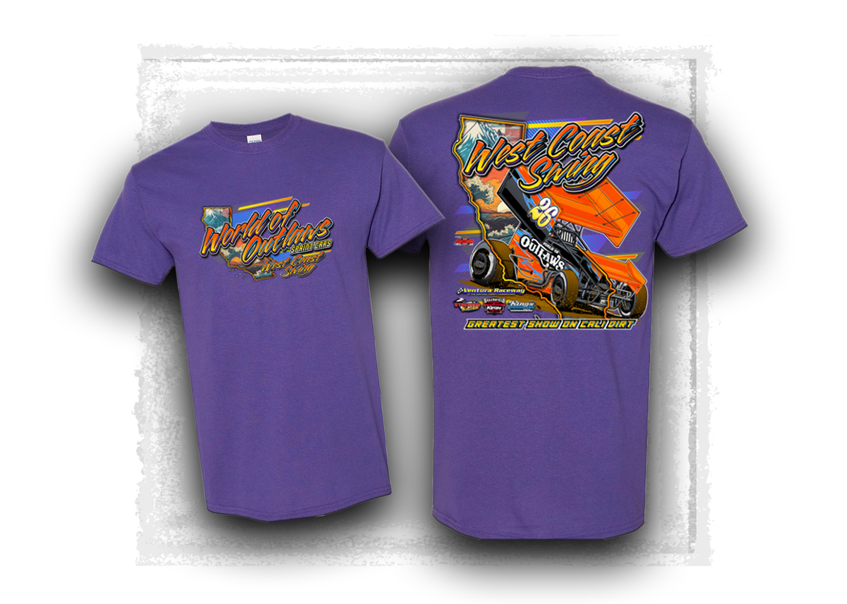 World of Outlaws- Sprint Car Series- 2026 West Coast T-Shirt
