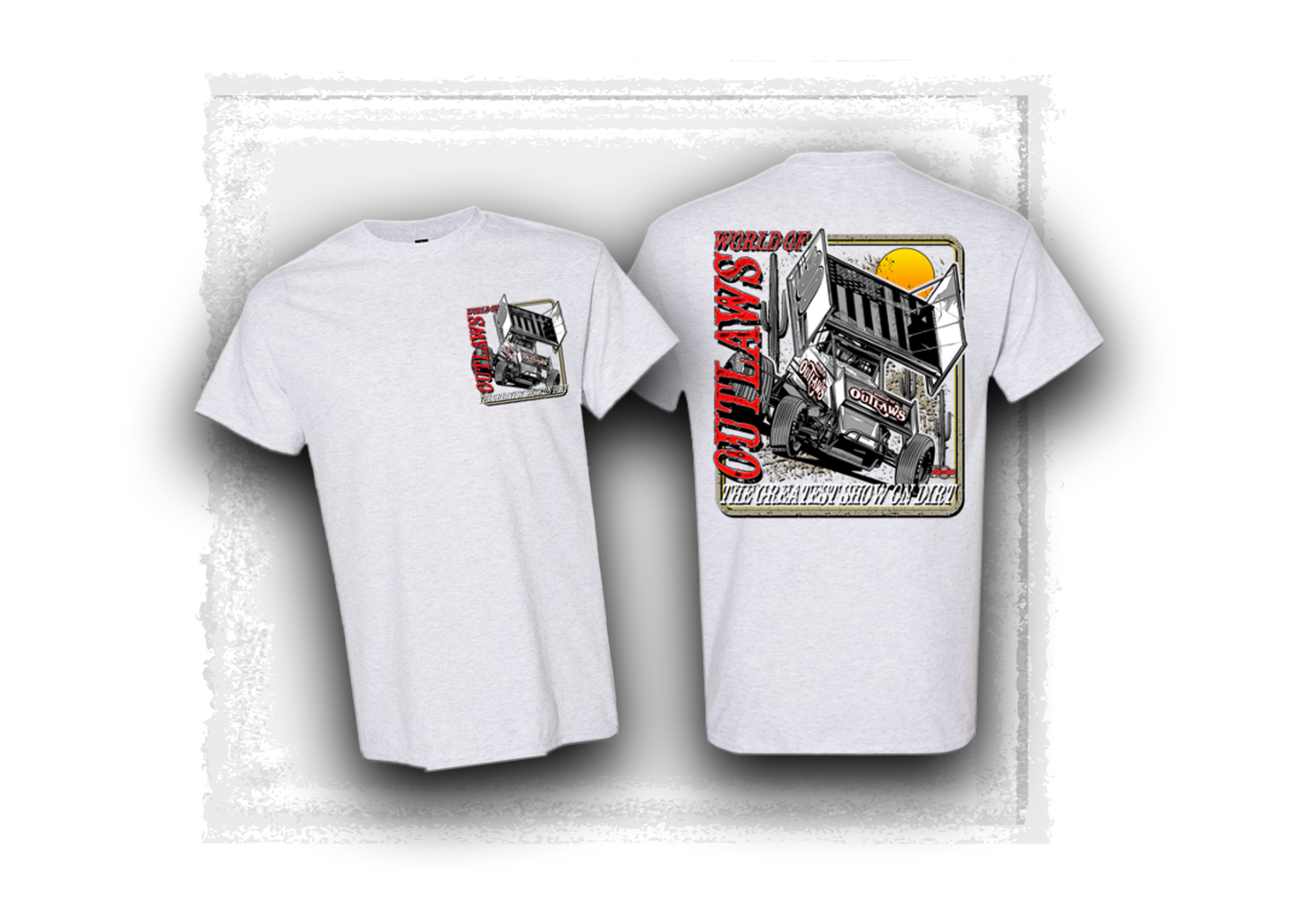 World of Outlaws- Sprint Car Series- Western Sky T-Shirt