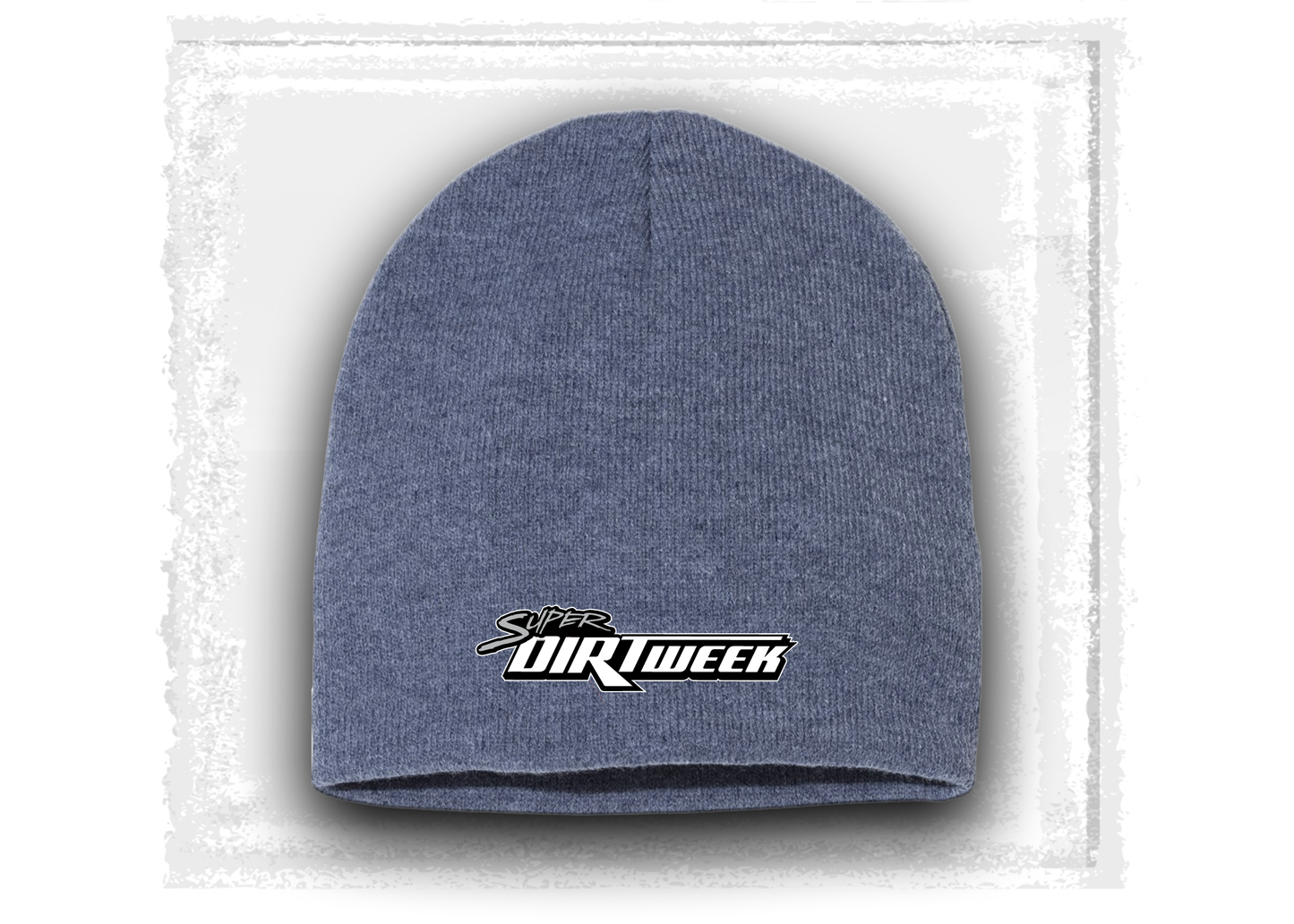 2025 Super DIRTWeek Heather Navy Beanie