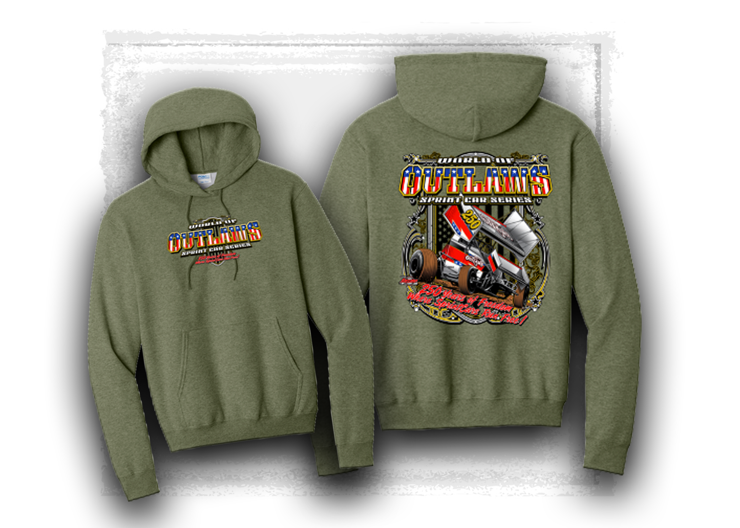 World of Outlaws- Sprint Car Series- 2026 250 Years Hoodie