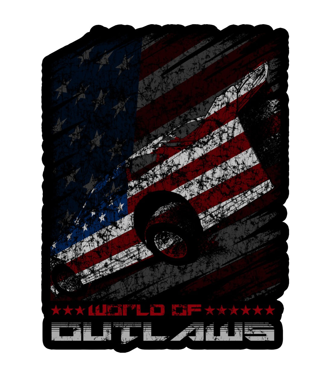 World of Outlaws Late Models - America Decal