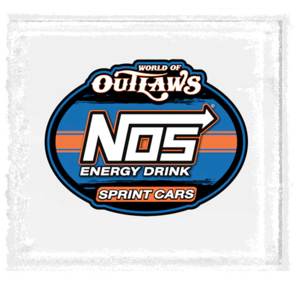 World of Outlaws Sprint Cars - NOS Energy Drink - Large Decal