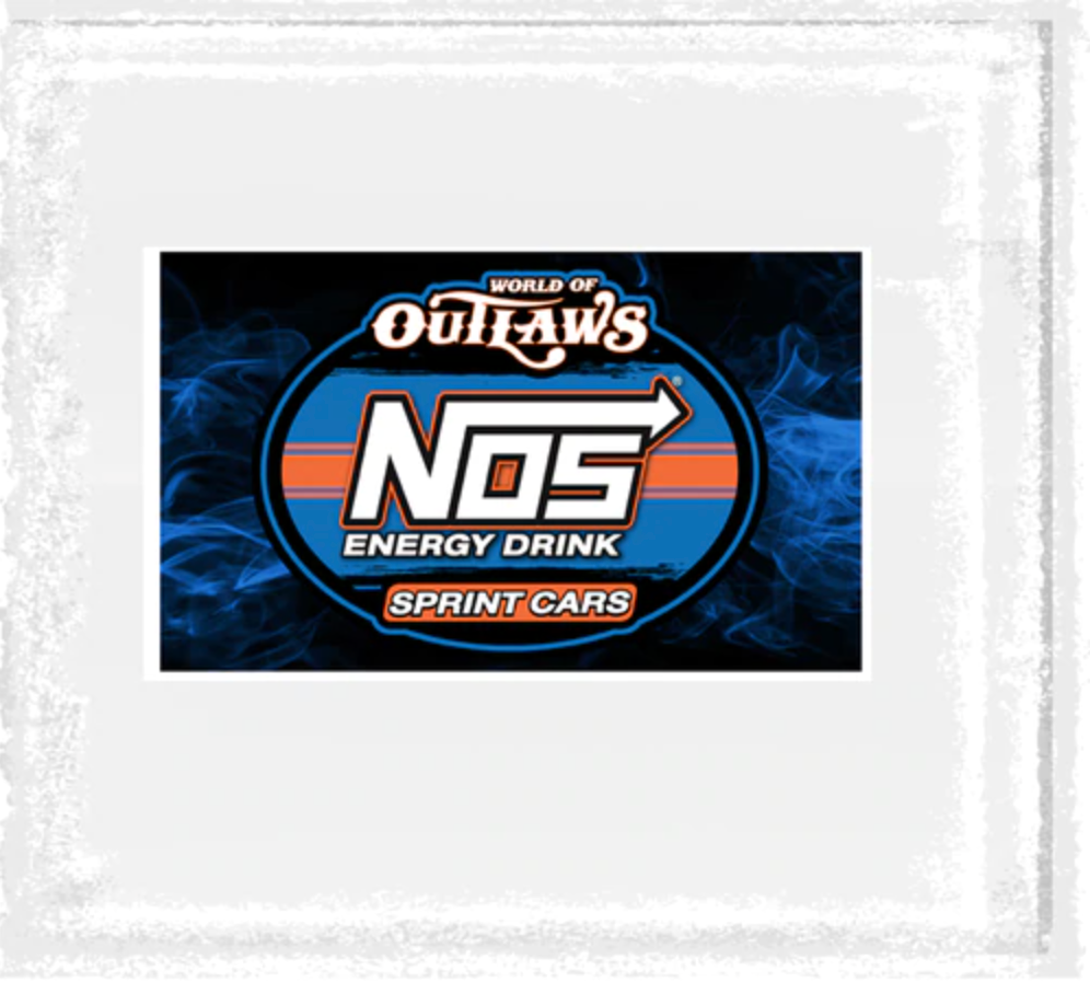 NOS Energy Drink Sprint Car Series Series License Plate