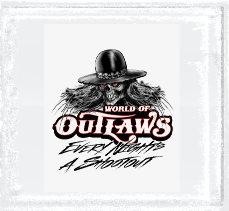 World of Outlaws Late Models - Eastwood Every Night's a Shootout Decal