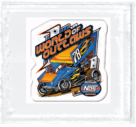 NOS Energy Drink Sprint Car Series- Racer Keychain
