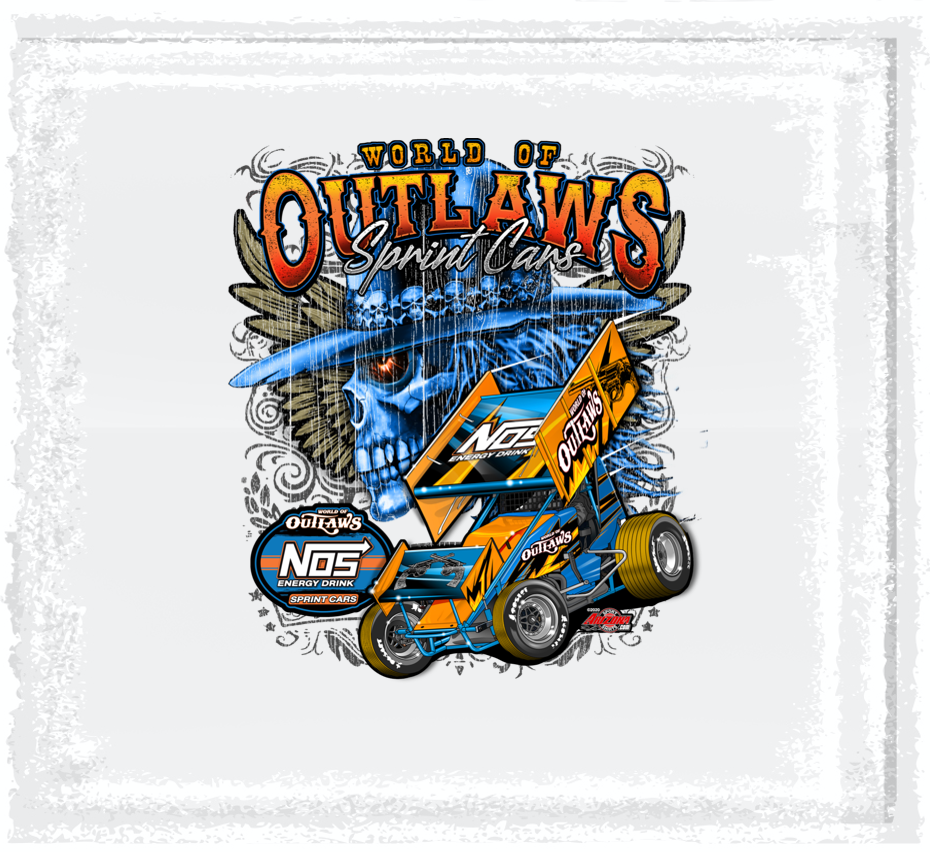 NOS Energy Drink Sprint Car Series West Wing Decal