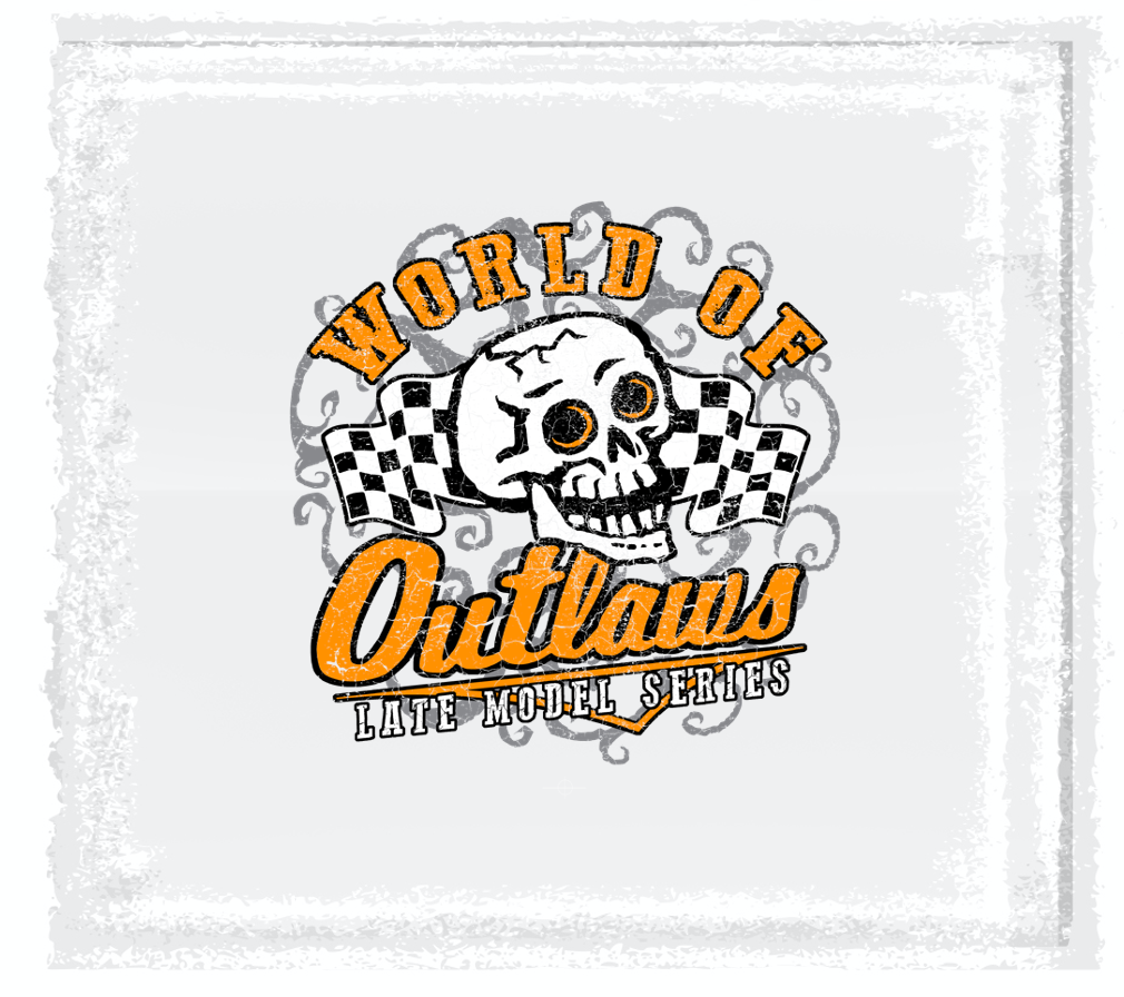World of Outlaws Late Models -  Motor Skull Decal