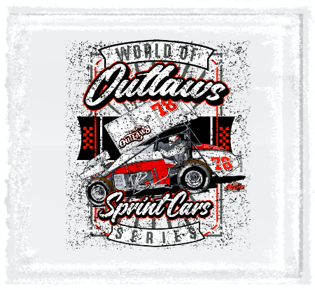 World of Outlaws Sprint Cars - Garage Decal