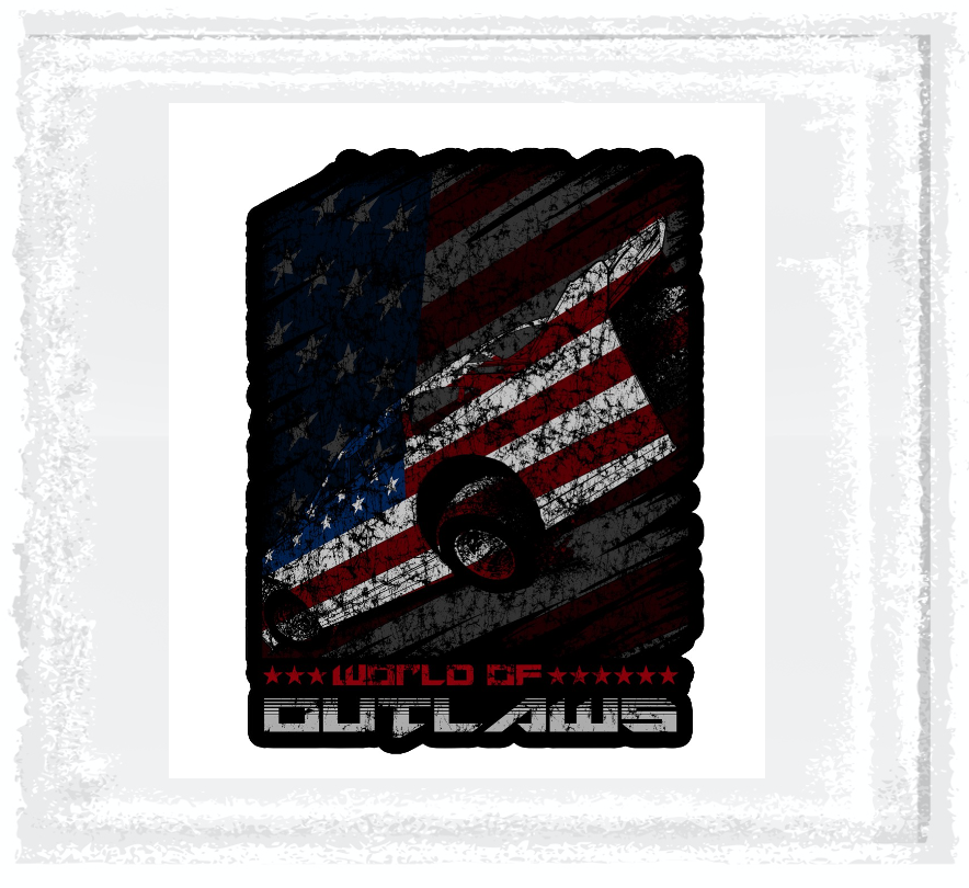 World of Outlaws Late Models - America Decal