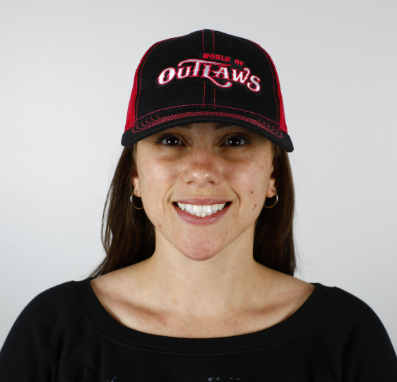 World of Outlaws - Black & Neon Pink Snapback Hat