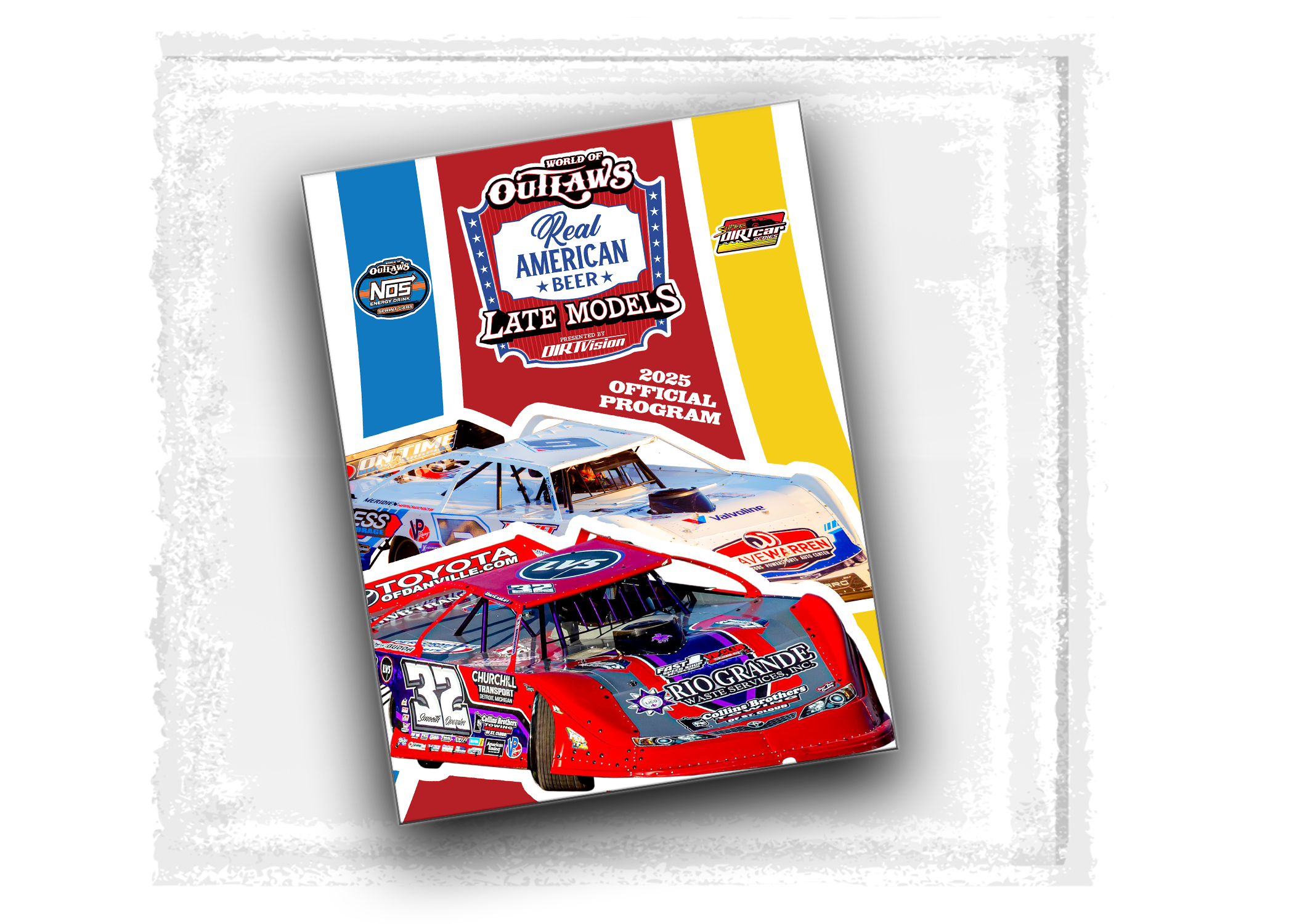 World of Outlaws- Real American Beer Late Models- 2025 Souvenir Program