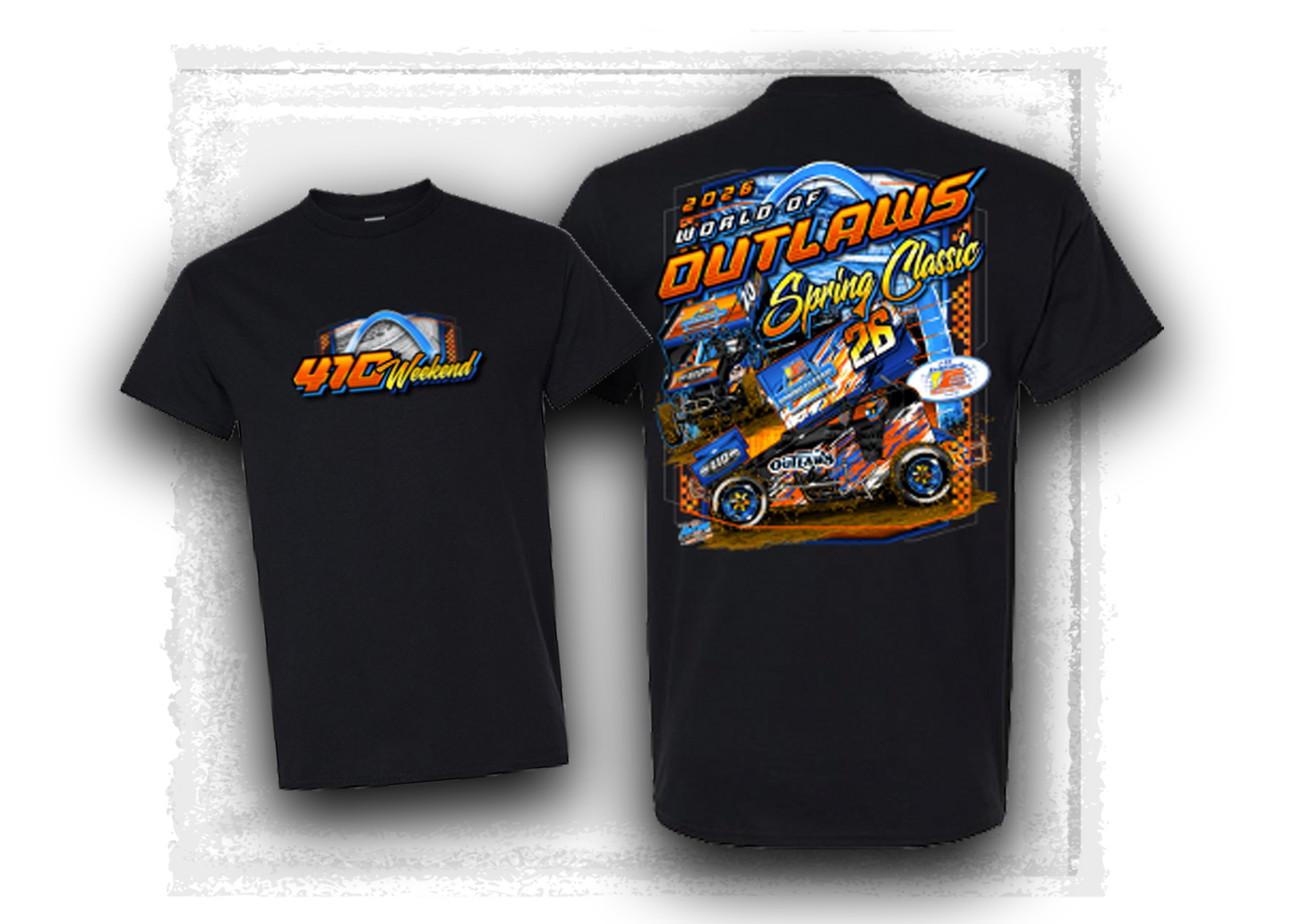 World of Outlaws- Sprint Car Series- 410 Day Weekend T-Shirt