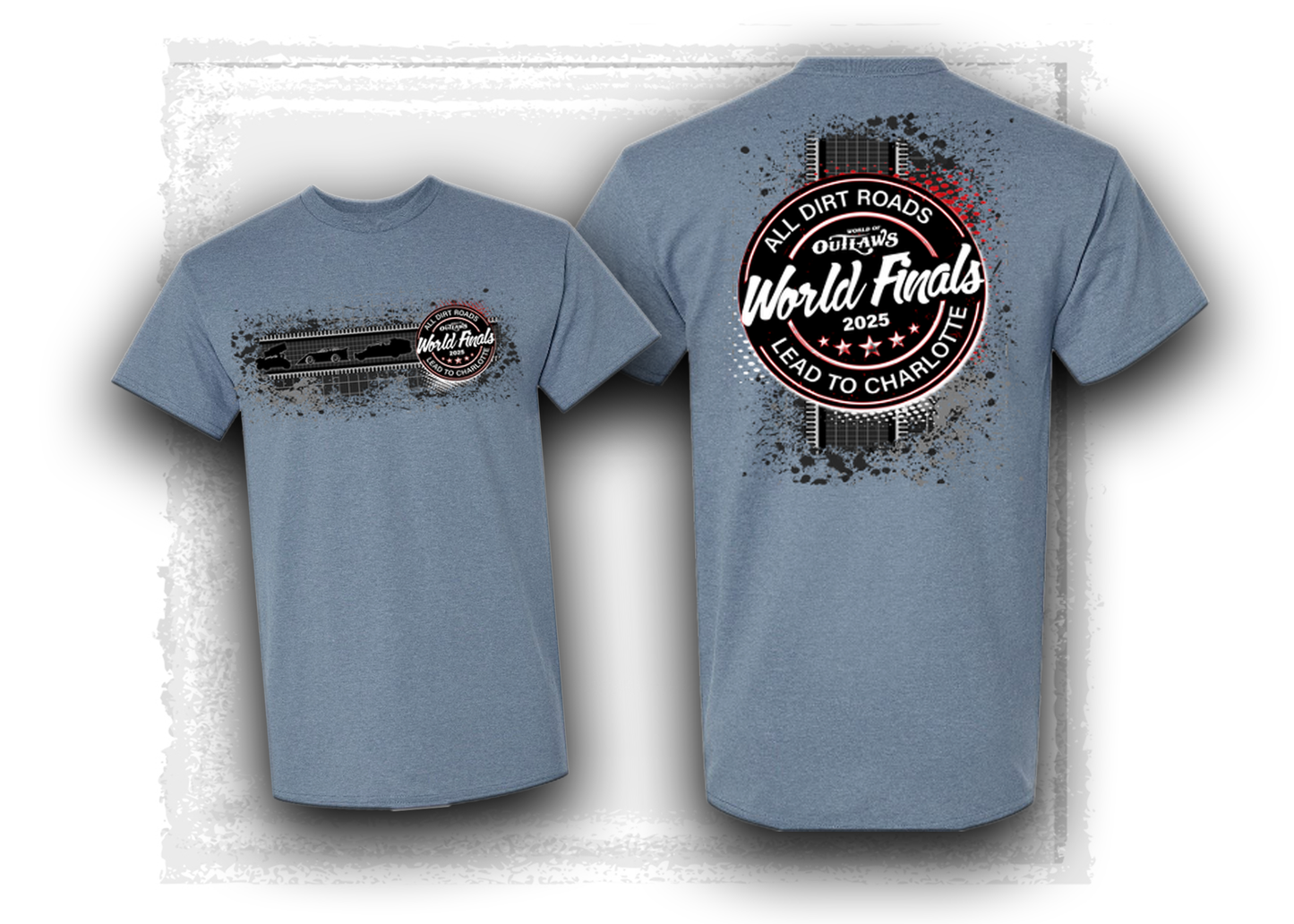 All Dirt Roads- 2025 World Finals T-Shirt- Heather Indigo