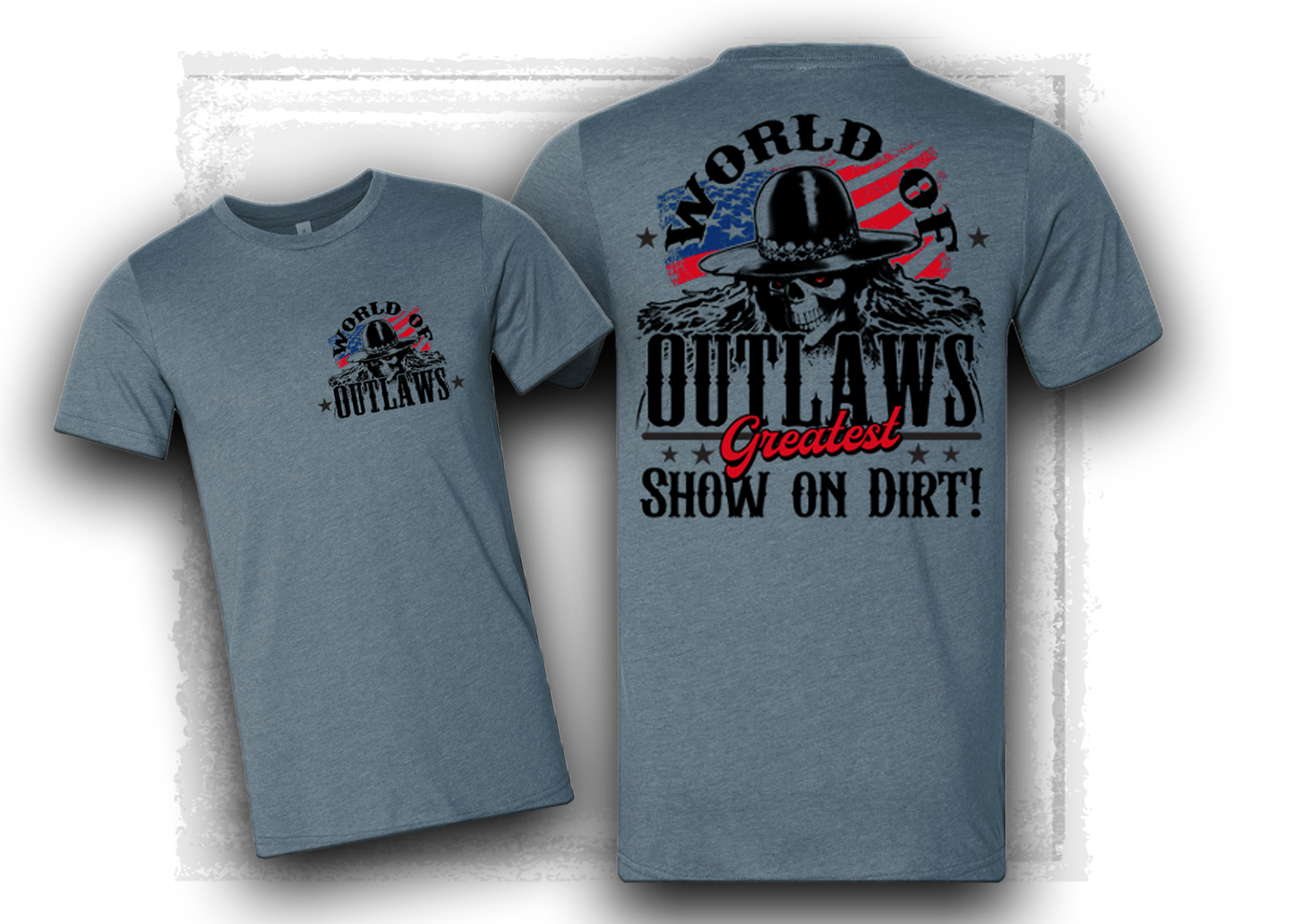 World of Outlaws- Late Model Series- American Eastwood T-Shirt