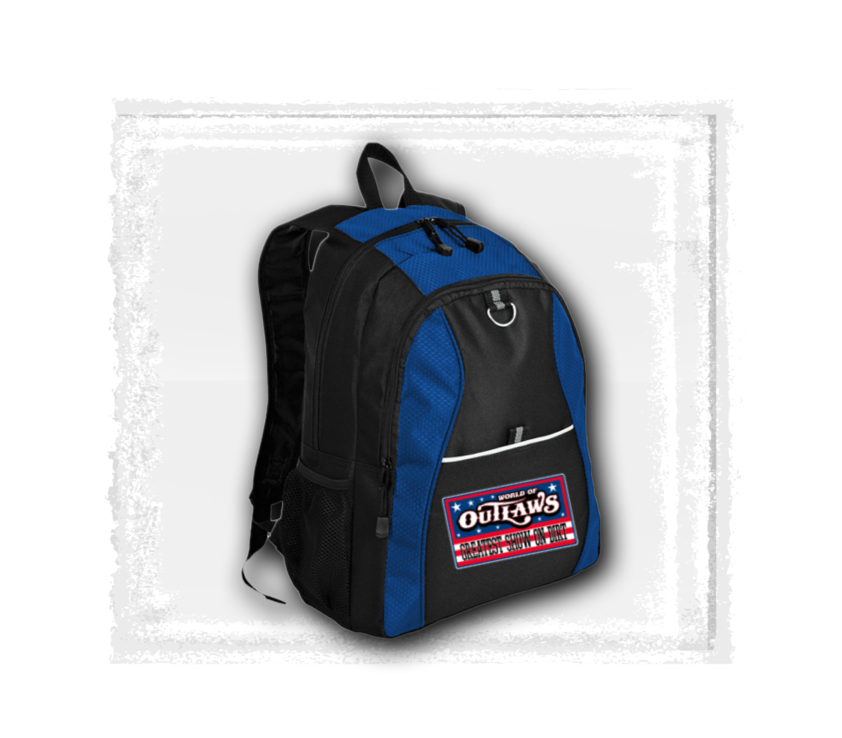 World of Outlaws- Greatest Show on Dirt Patriotic Back Pack