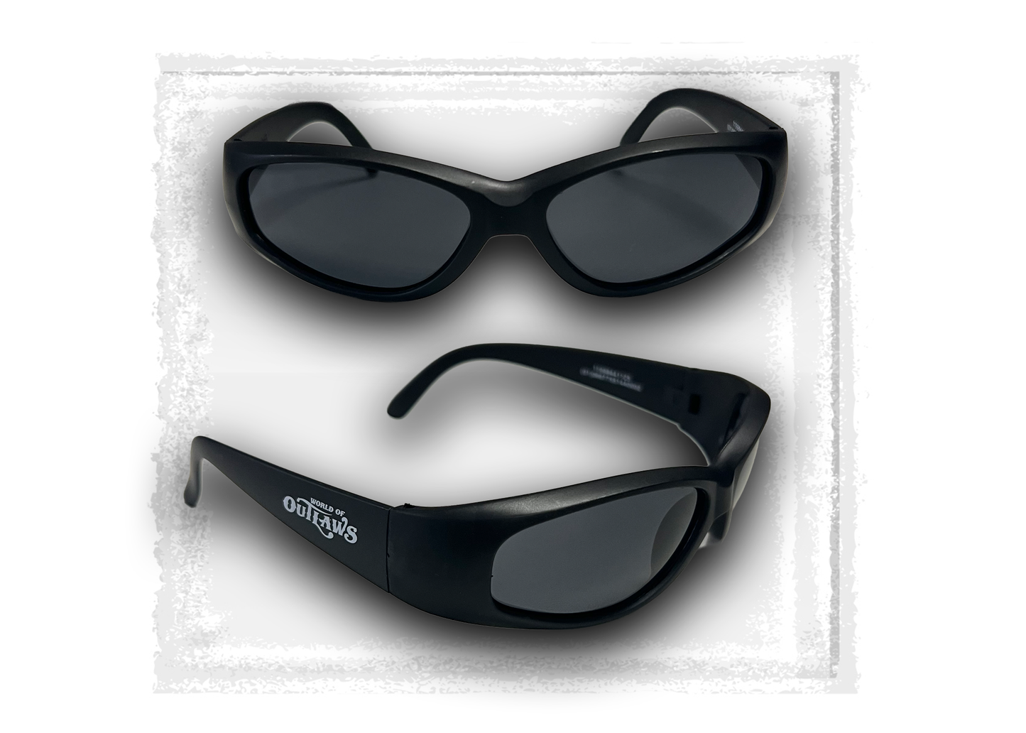 World of Outlaws- Sleek Black Sunglasses