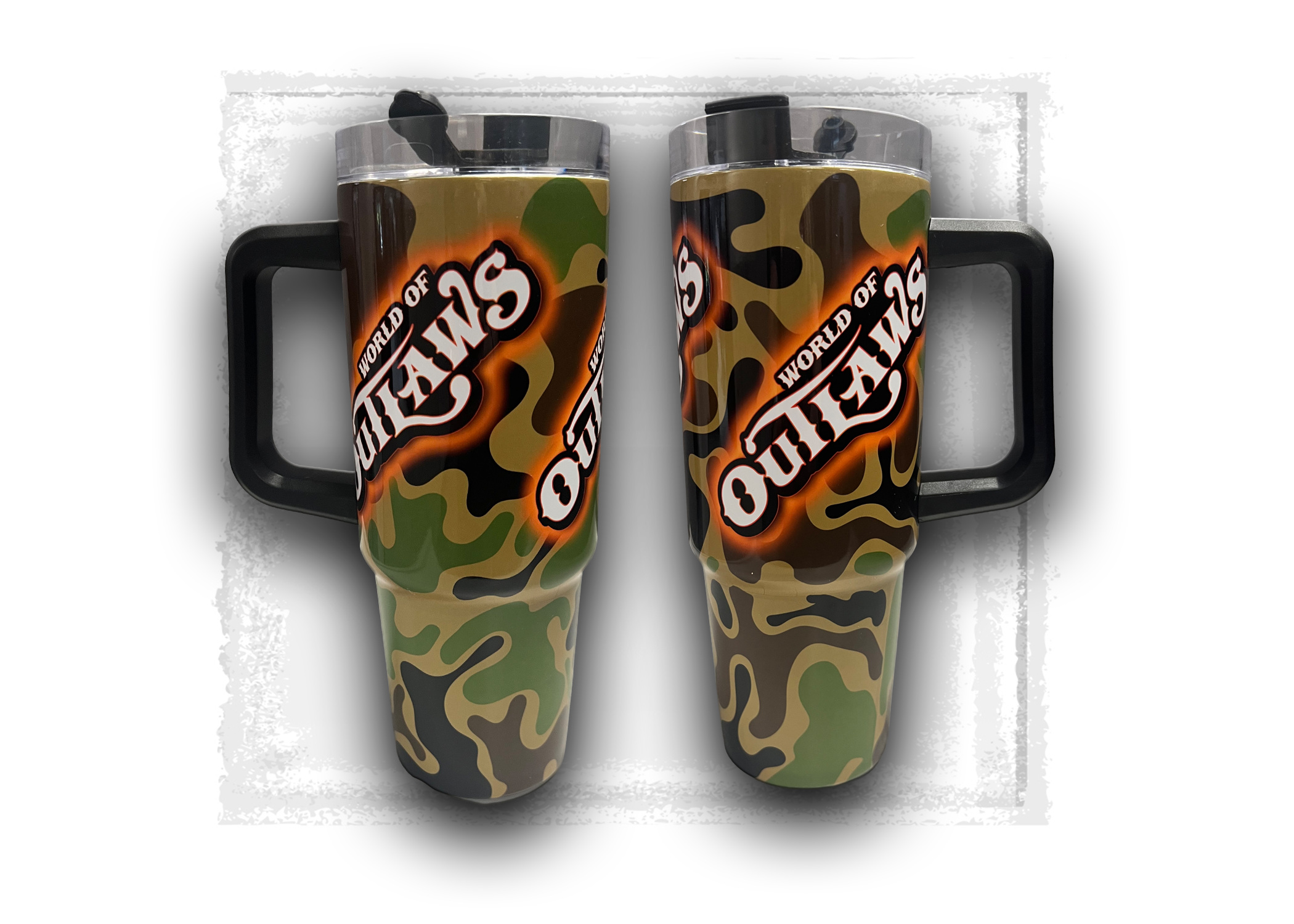 World of Outlaws- 30oz Camo Tumbler