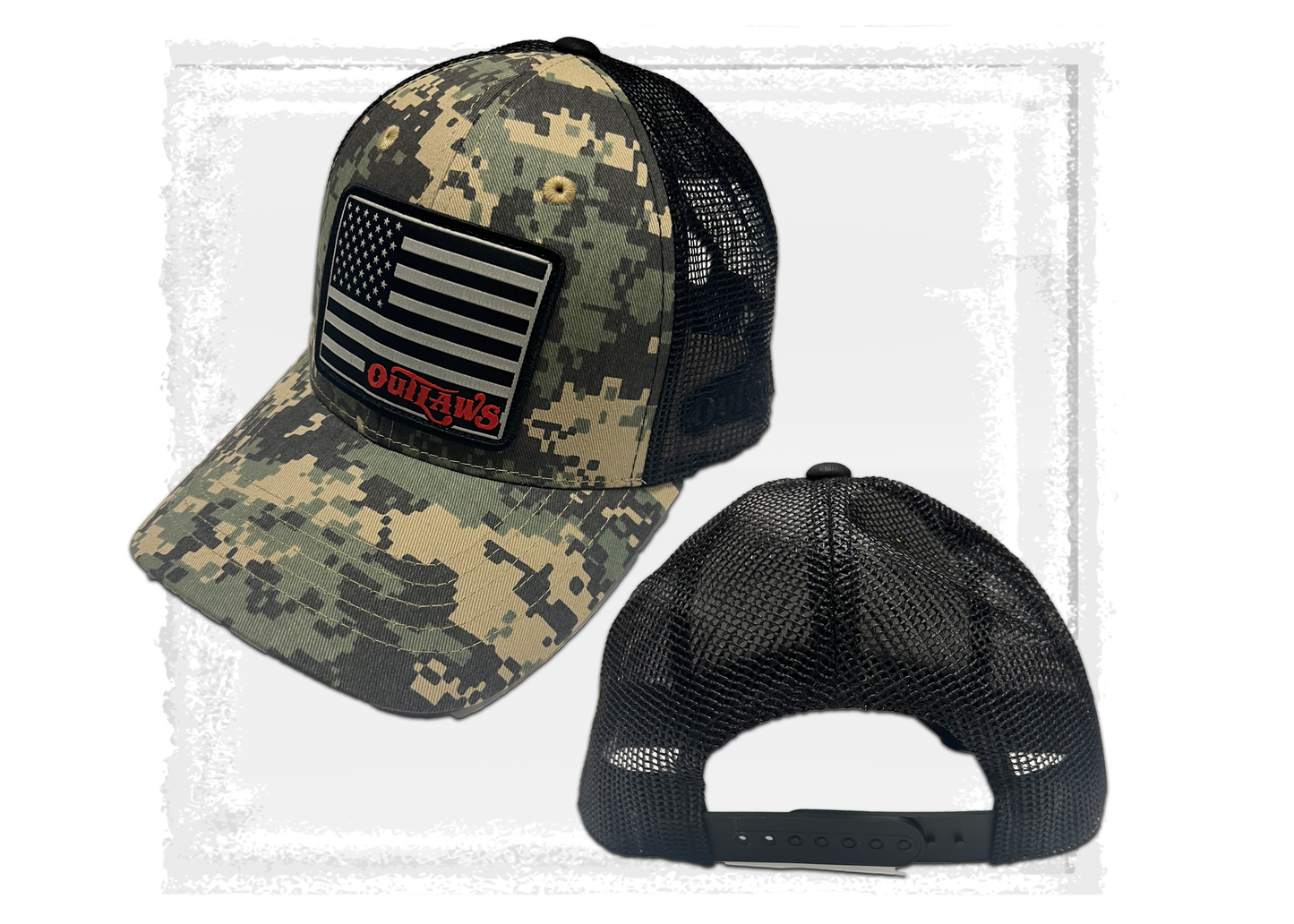 World of Outlaws - USA Digi Camo Hat