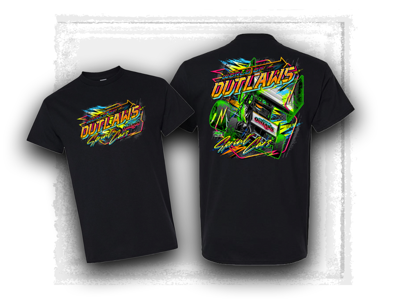 World of Outlaws- NOS Energy Drink Sprint Car Series- Electric T-Shirt