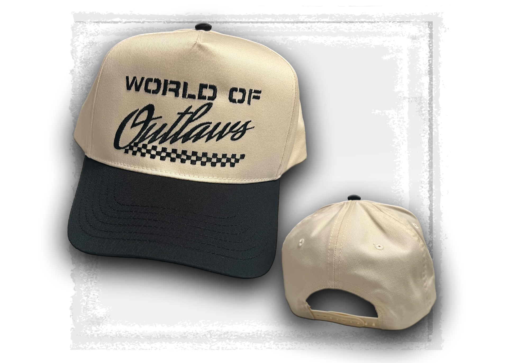 World of Outlaws- Vintage Logo Embroidered Hat – World of Outlaws