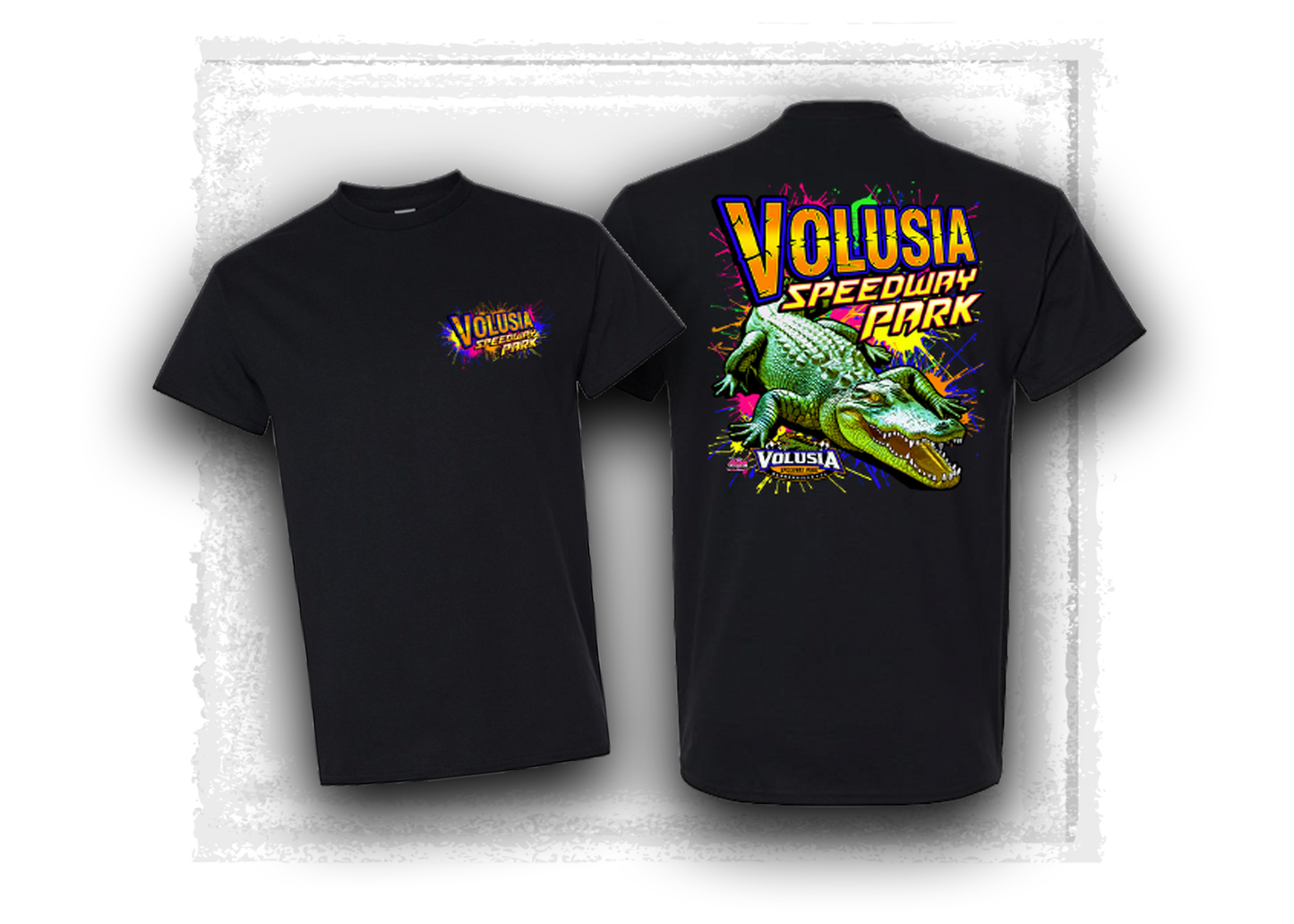 Volusia Speedway Park- Gator Paint- T-Shirt Black