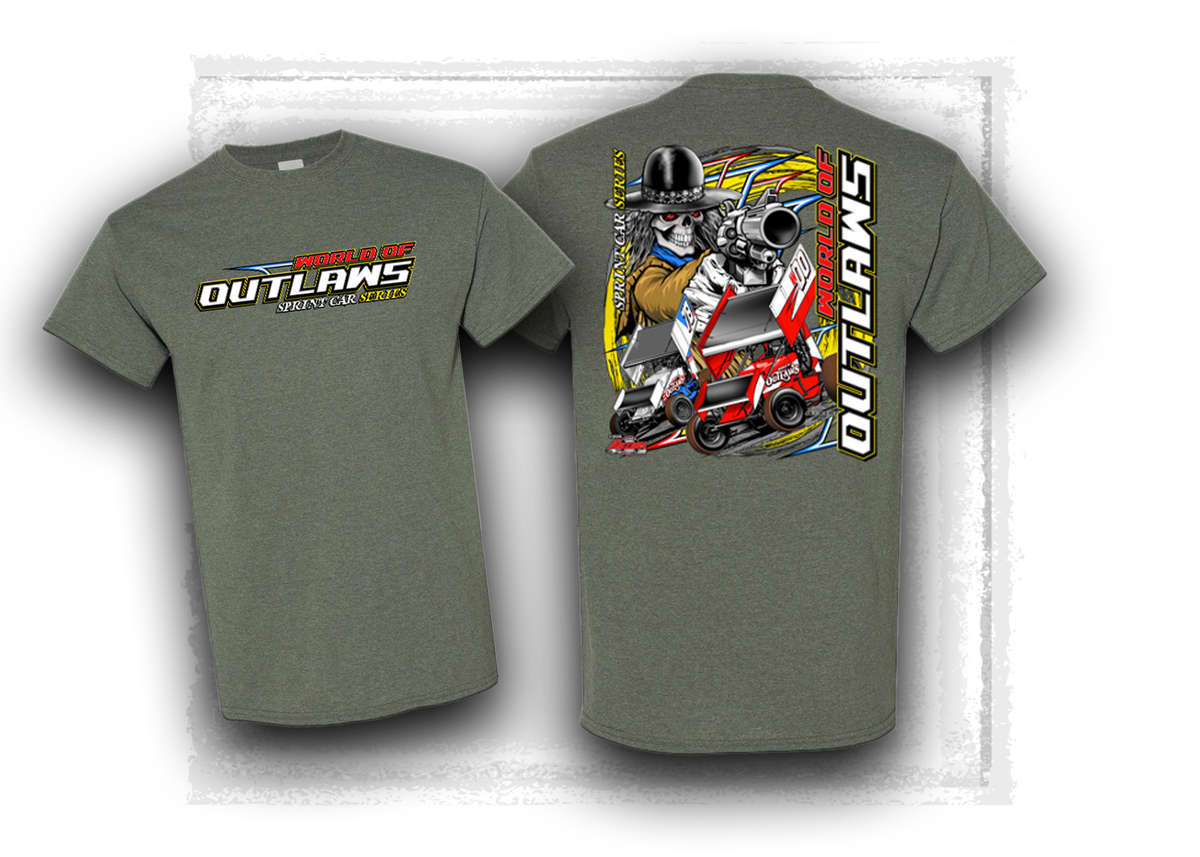 World of Outlaws- Sprint Car Series- Heavy Hitter- T-Shirt