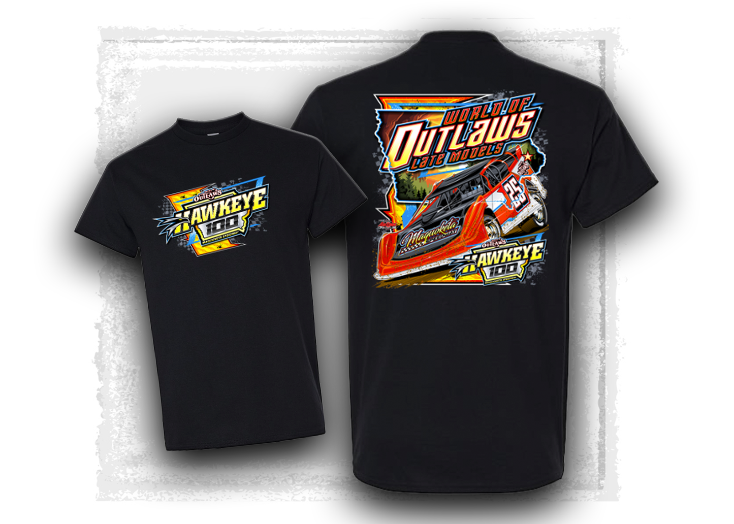 World of Outlaws- Late Model Series- Hawkeye 100 T-Shirt