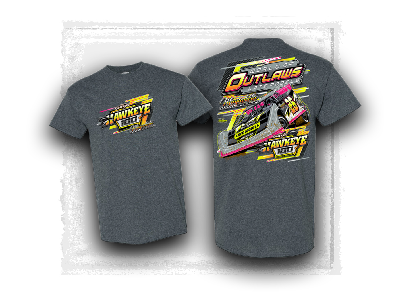 World of Outlaws- Late Model Series- Maquoketa Hawkeye 100- Official Event T-Shirt